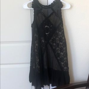 free people lace halter dress